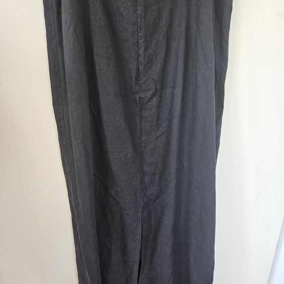 Y2K Old Navy Linen Black Maxi Skirt - Picture 6 of 6